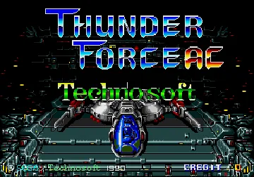 ThunderForce AC (bootleg) screen shot title